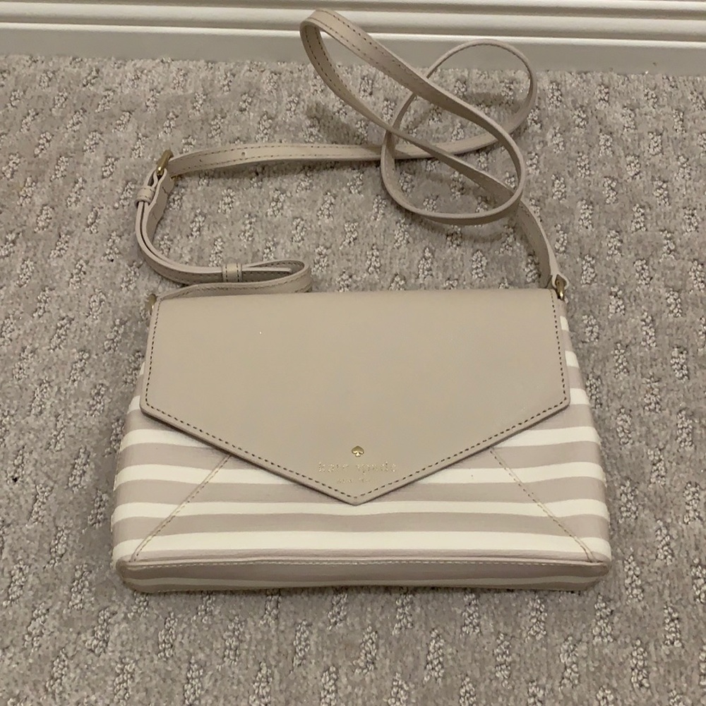 Kate Spade Fairmont Crossbody Stripe Cream/Linen